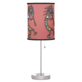 KOKOPELLI,  FERTILITY DEITY, HOPI, ETHNIC DANCE TABLE LAMP (Left)