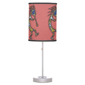 KOKOPELLI,  FERTILITY DEITY, HOPI, ETHNIC DANCE TABLE LAMP (Front)