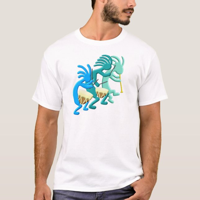 Kokopelli Fife & Drums T-Shirt (Front)