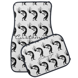Kokopelli flute player Thunder_Cove Car Floor Mat