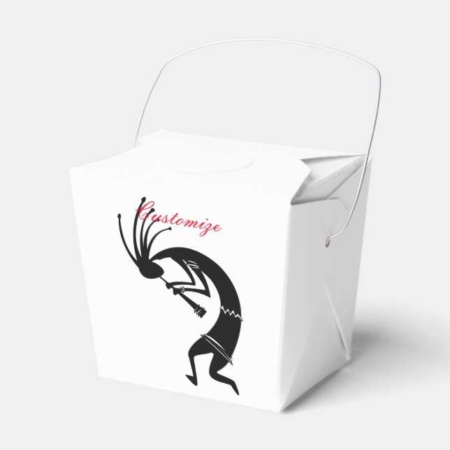Kokopelli flute player Thunder_Cove Favor Boxes (Front Side)