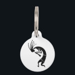 Kokopelli flute player Thunder_Cove Pet ID Tag<br><div class="desc">kokopelli flute player  to customize,  personalize by changing to your name</div>