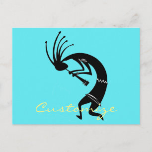 Kokopelli flute player Thunder_Cove Postcard