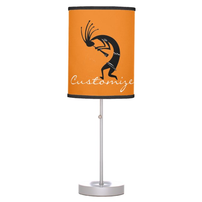 Kokopelli flute player Thunder_Cove Table Lamp (Front)