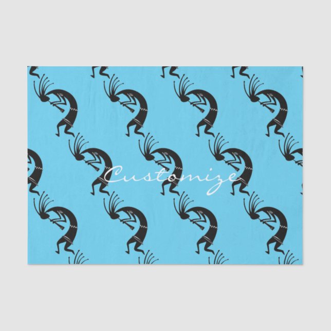 Kokopelli flute player Thunder_Cove Tissue Paper (Front)