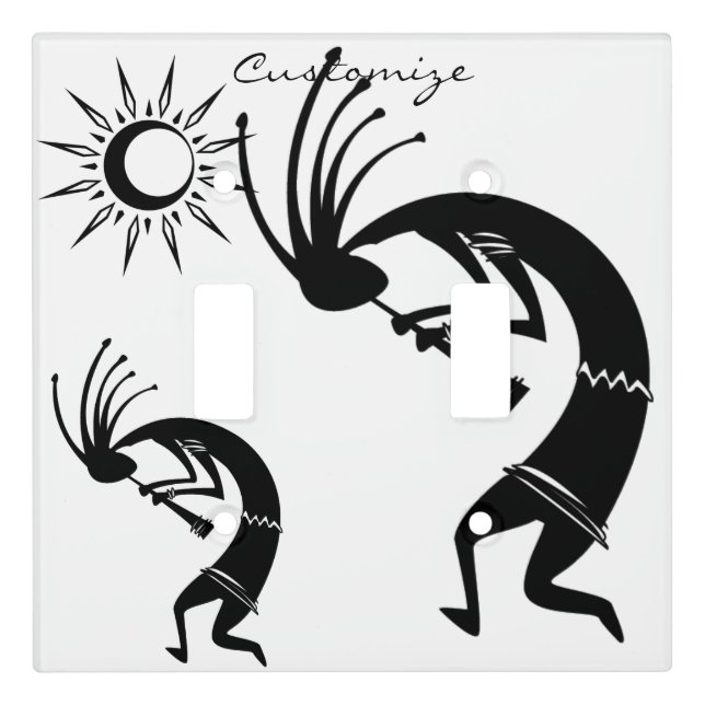 Kokopelli flute players Thunder_Cove Light Switch Cover (Front)