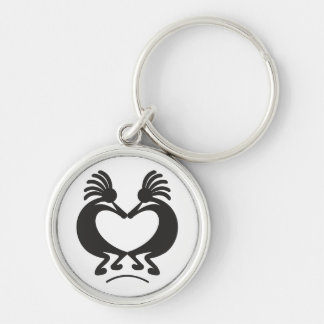 Kokopelli for Valentine's day Keychain