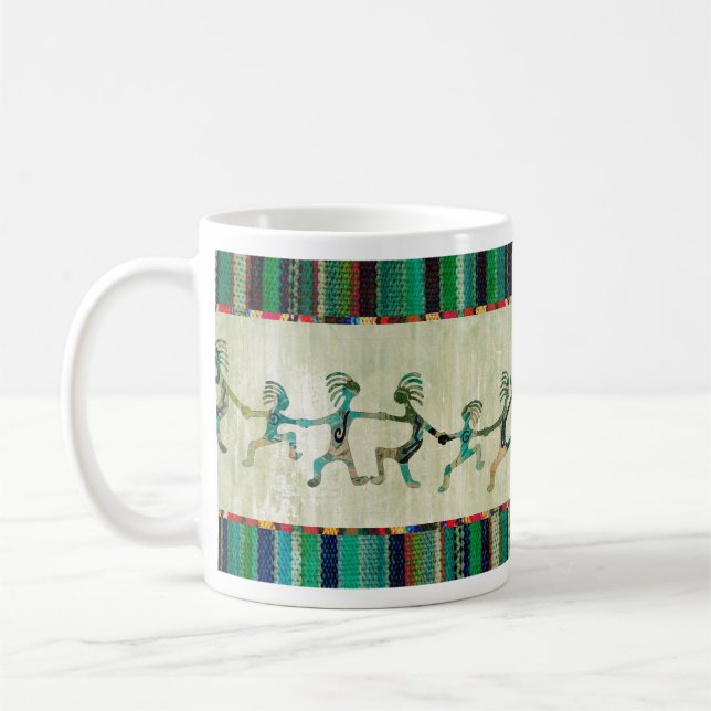 KOKOPELLI funny familiy + your ideas Coffee Mug (Left)