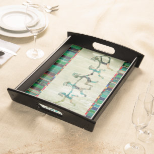 KOKOPELLI funny familiy + your ideas Serving Tray