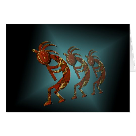 Kokopelli greeting card