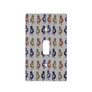 Kokopelli Group of Flute Playing Figures Light Swi Switch Cover