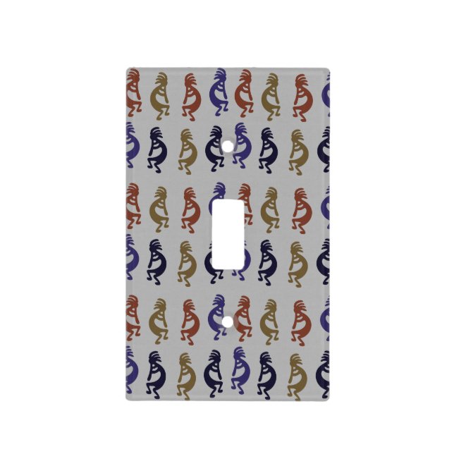 Kokopelli Group of Flute Playing Figures Light Swi Switch Cover (Front)