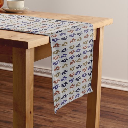 Kokopelli Group of Flute Playing Figures Long Tabl Long Table Runner