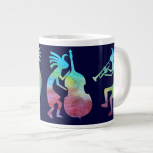 Kokopelli Jazz Quartet Large Coffee Mug