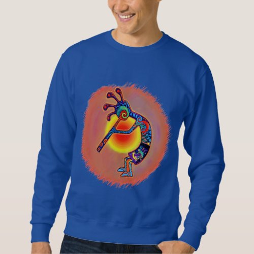 Kokopelli Lizard Sun Sweatshirt