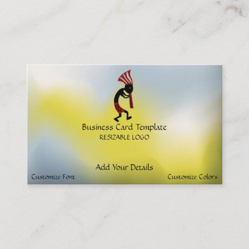 Kokopelli Logo Business Card