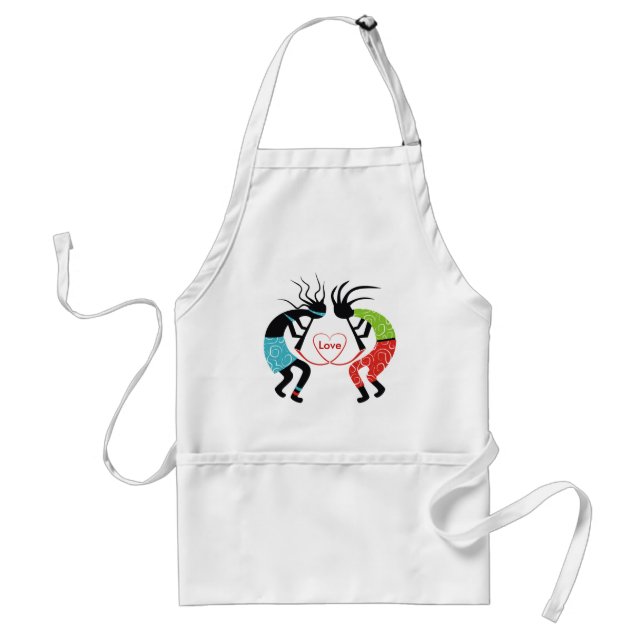 Kokopelli Love Aprons (Front)