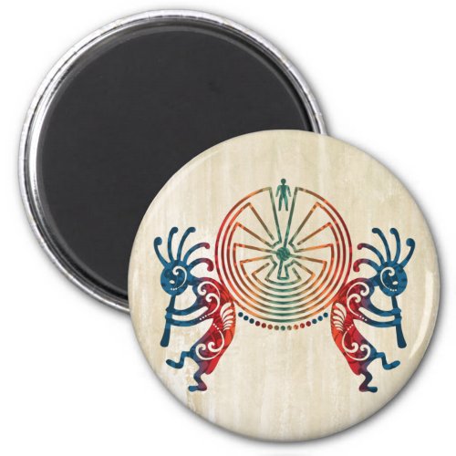 KOKOPELLI  MAN IN THE MAZE  your ideas Magnet