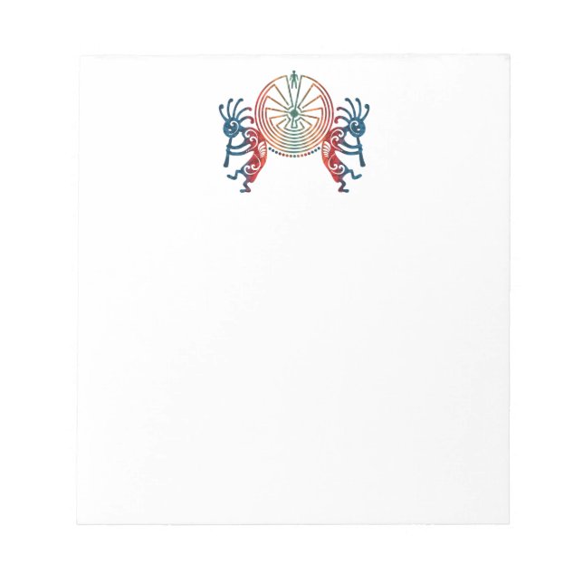KOKOPELLI / MAN IN THE MAZE + your ideas Notepad (Front)
