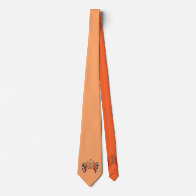 KOKOPELLI / MAN IN THE MAZE + your ideas Tie (Front)