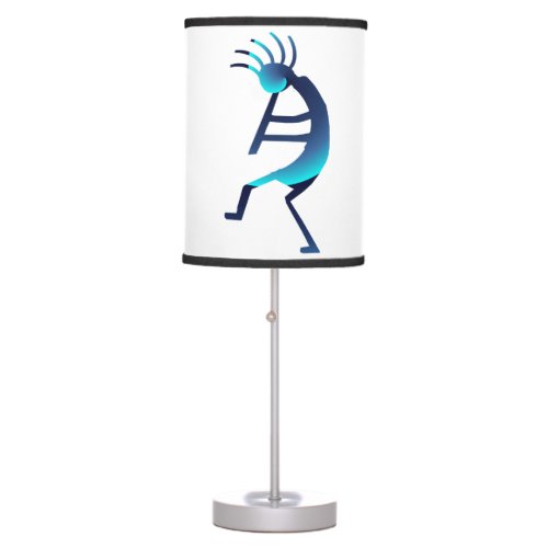 Kokopelli Man Jams _ Blue Sea Table Lamp