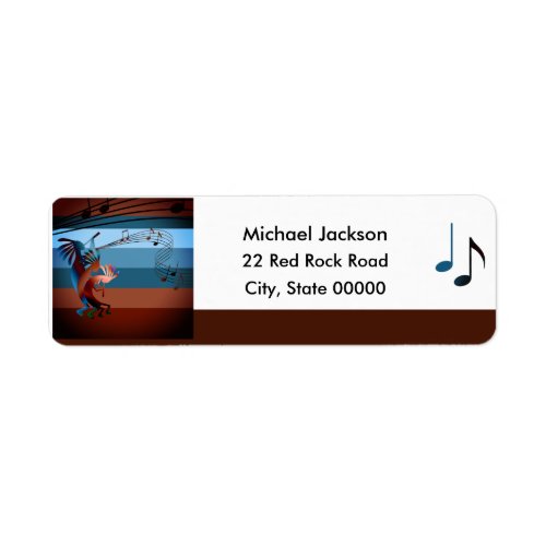 Kokopelli Music Return Address  Label