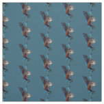 Kokopelli Music Teal Fabric
