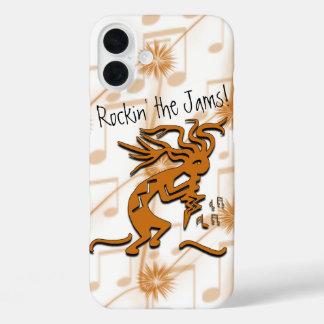 Kokopelli Musical Merrymaker Flute Player iPhone 16 Plus Case