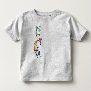 KOKOPELLI musician acrobats + your ideas Toddler T-shirt