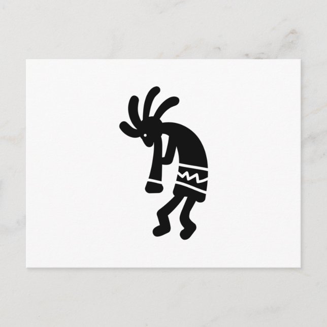 Kokopelli Musician Postcard (Front)