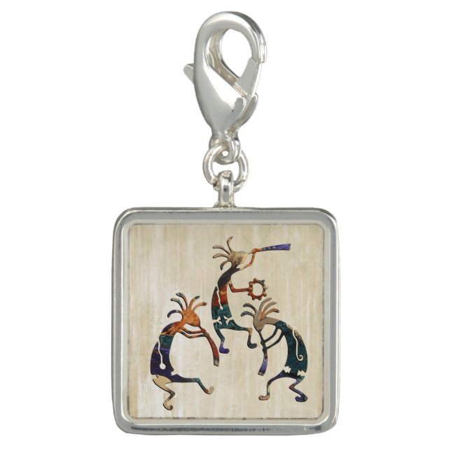 KOKOPELLI musician trio + your ideas Charm (Front)