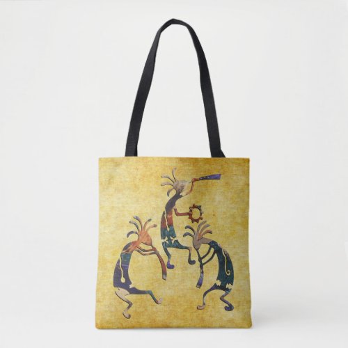 KOKOPELLI musician trio  your ideas Tote Bag