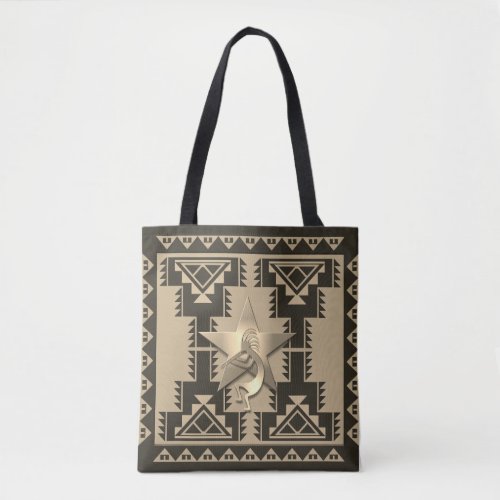 Kokopelli  Native American Design  Tote Bag