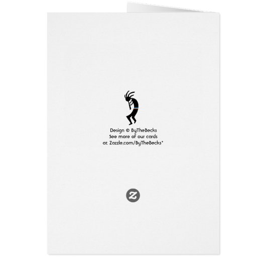 Kokopelli -- Native American Flute Player (Back)