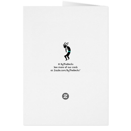 Kokopelli -- Native American Flute Player (Back)