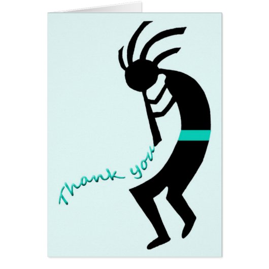 Kokopelli -- Native American Flute Player Cards (Front)
