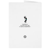 Kokopelli -- Native American Flute Player Cards (Back)