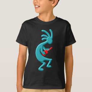 Kokopelli Native American Ukulele T-Shirt