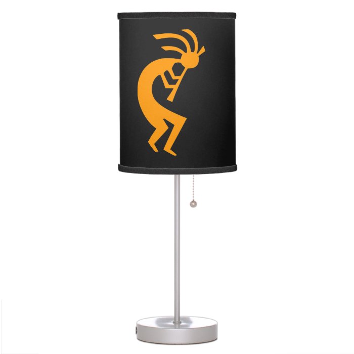 Kokopelli Orange Lamp