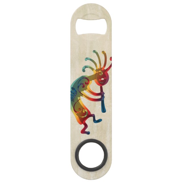 KOKOPELLI ornaments + your ideas Speed Bottle Opener (Front)