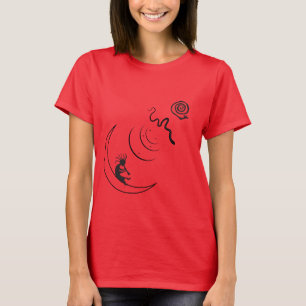 Kokopelli Petroglyphs Rock Art T-Shirt
