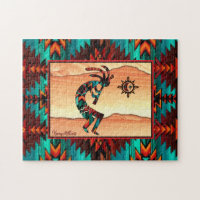 KOKOPELLI PLAYING THE FLUTE JIGSAW PUZZLE
