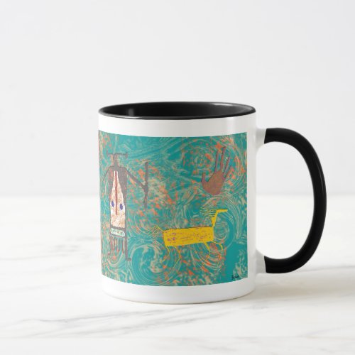 Kokopelli _ Rock Art Mug