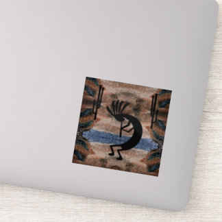 Kokopelli Southwest Desert Mosaic Sticker