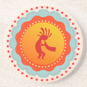 Kokopelli Southwest Inspired  Coaster