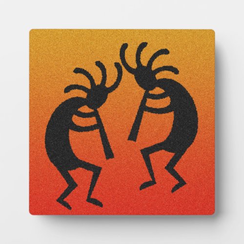 Kokopelli Southwestern Art Plaque