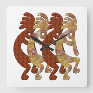 Kokopelli Southwestern Clock