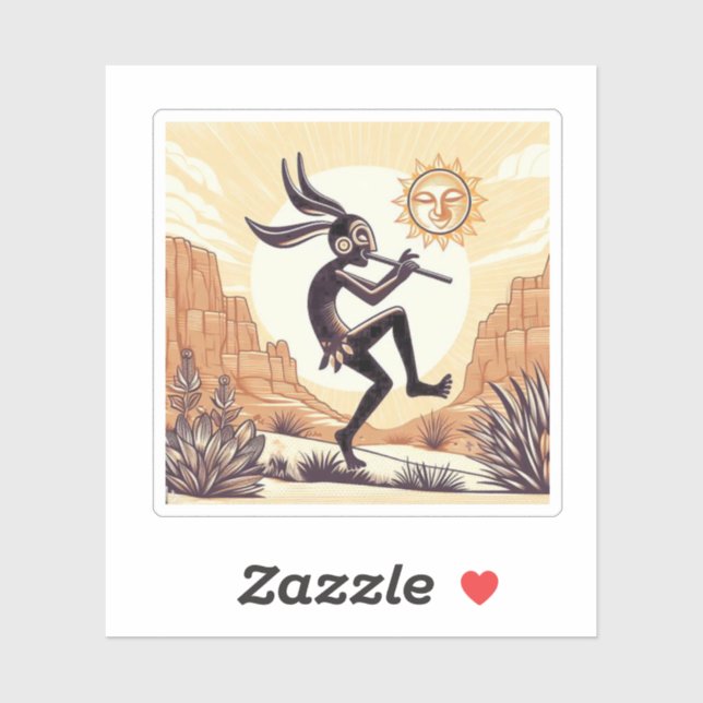 Kokopelli Sticker (Sheet)