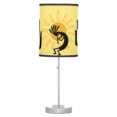 Rustic, rural lamp. Beautiful in both a modern and rural interior, buying Kokopelli