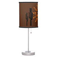 Rustic, rural lamp. Beautiful in order both a modern and rural interior, Kokopelli